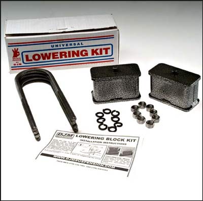 Complete all steel lowering block kits by DJM