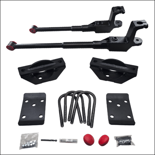 1983-1986 Ford F150 3 inch Front / 5 inch Rear Complete Lowering Kit with Fully Adjustable Pinion Angle