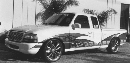 1998–2007 Ford Ranger lowered with DJM 4-inch front kit