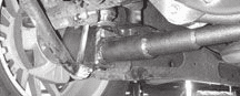 DJM Dream Beam typical installation on front axle