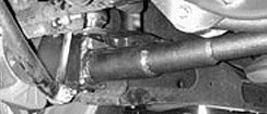 DJM Dream Beam installed on front axle — typical installation view