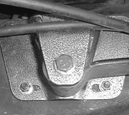 DJM spring eye hanger mounted on truck frame — Fig #1