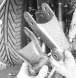 Removing stock shackle from leaf spring