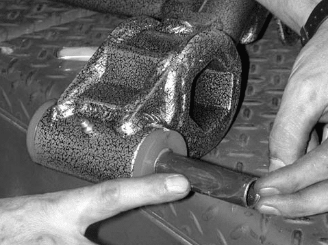 Pre-greasing fitting with a grease gun (Fig #11)