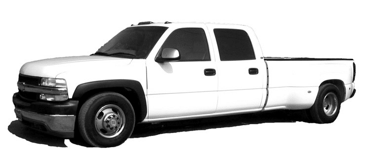2001-2010 Chevy 1500/3500 HD dually with DJM rear flip kit