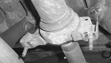 DJM replacement shackle installed on FK2599-7 rear leaf spring, view 2